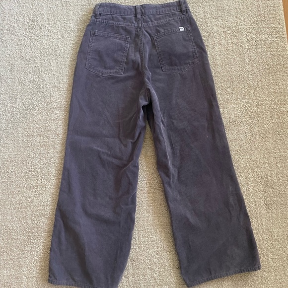 Purple Wide-legged Corduroy Pants - Picture 5 of 6